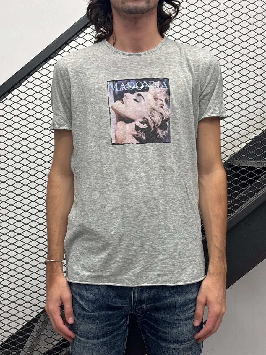Dolce & Gabbana Grey Madonna Portrait T-Shirt zUSleUdp 0