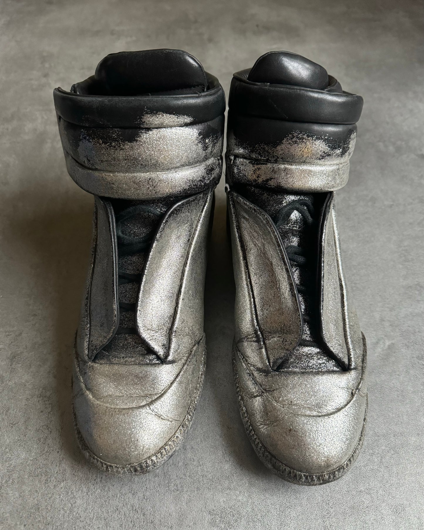 Maison Margiela Future High Silver Glitter  (43) - 2