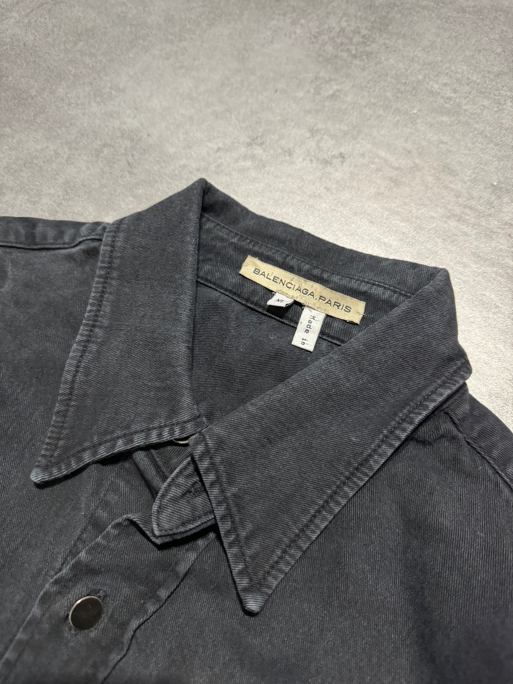 SS2003 Balenciaga Black Italian Shirt (XS/S) - 8