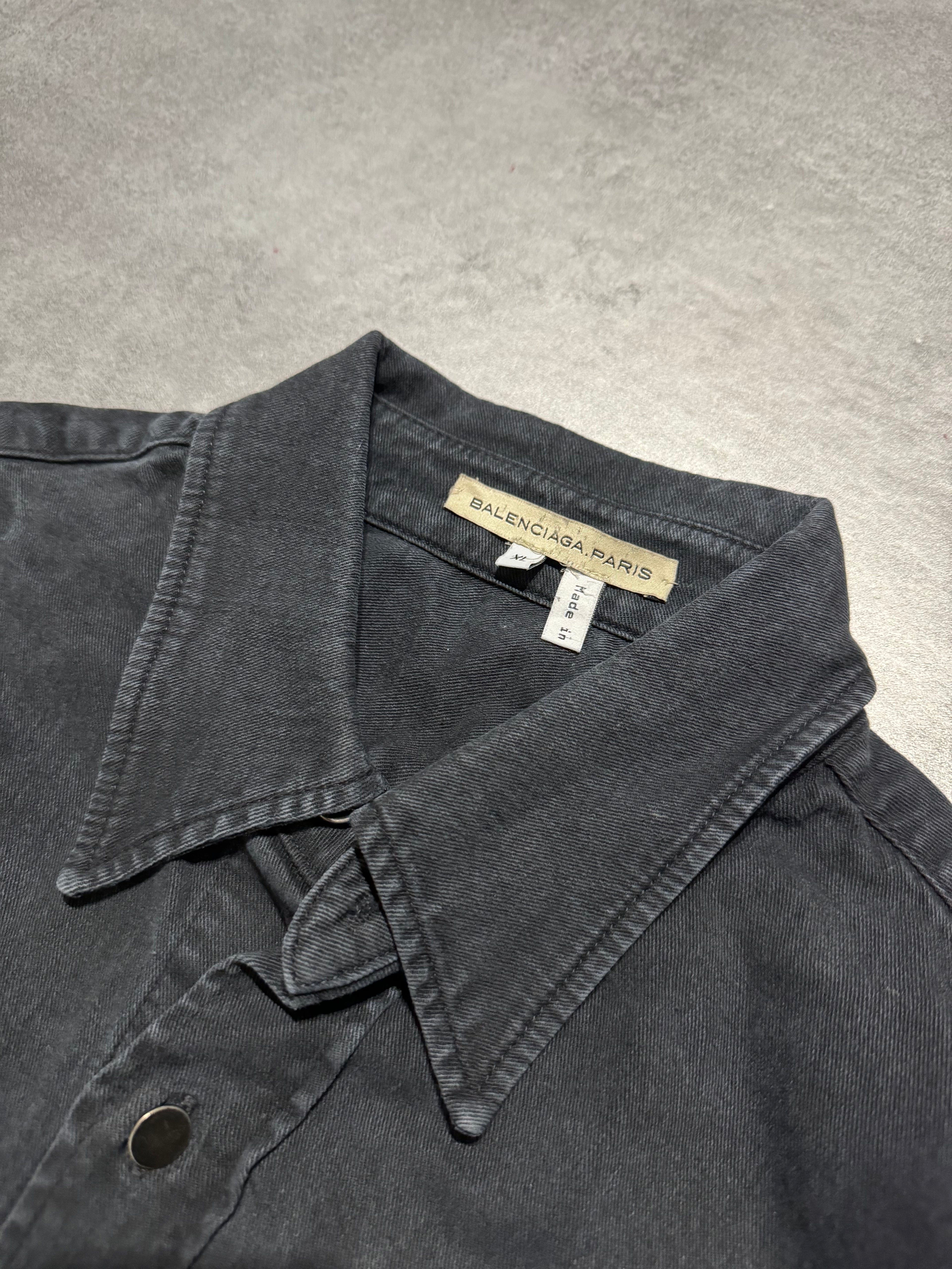 SS2003 Balenciaga Black Italian Shirt (XS/S) - 8