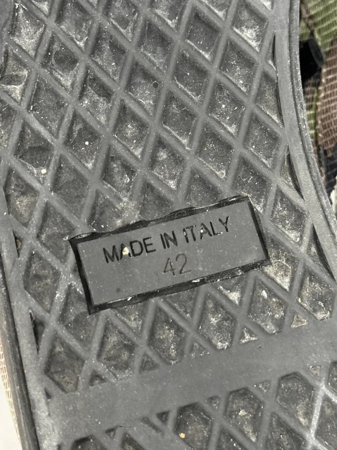 Zanotti Camo Zips Black Sneakers suKypKw 8