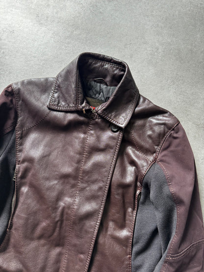 FW2006 Prada Hybrid Padded Leather Jacket  (S) - 10