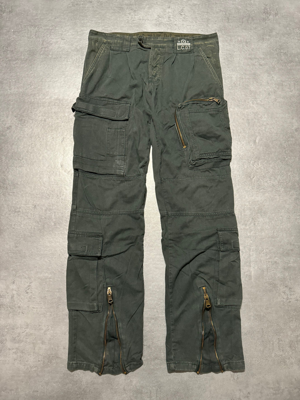 AW2006 Dolce & Gabbana Army Navy Naval Cargo Pants (XL) - 1