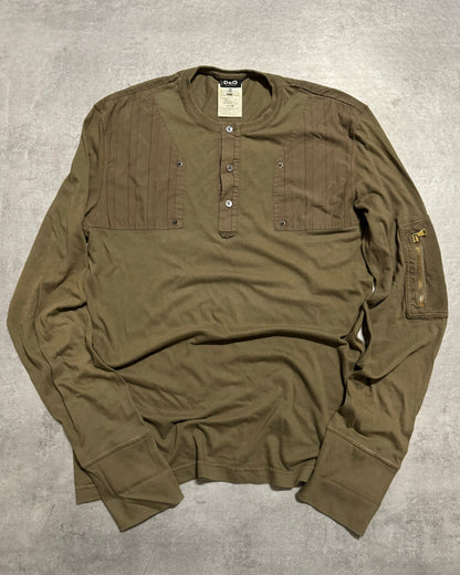 SS2003 Dolce & Gabbana Military Utility Camo Olive Longsleeves (M) - 1