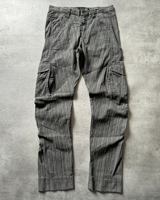 AW2005 Cavalli Striped Cargo Pants (M) - 1