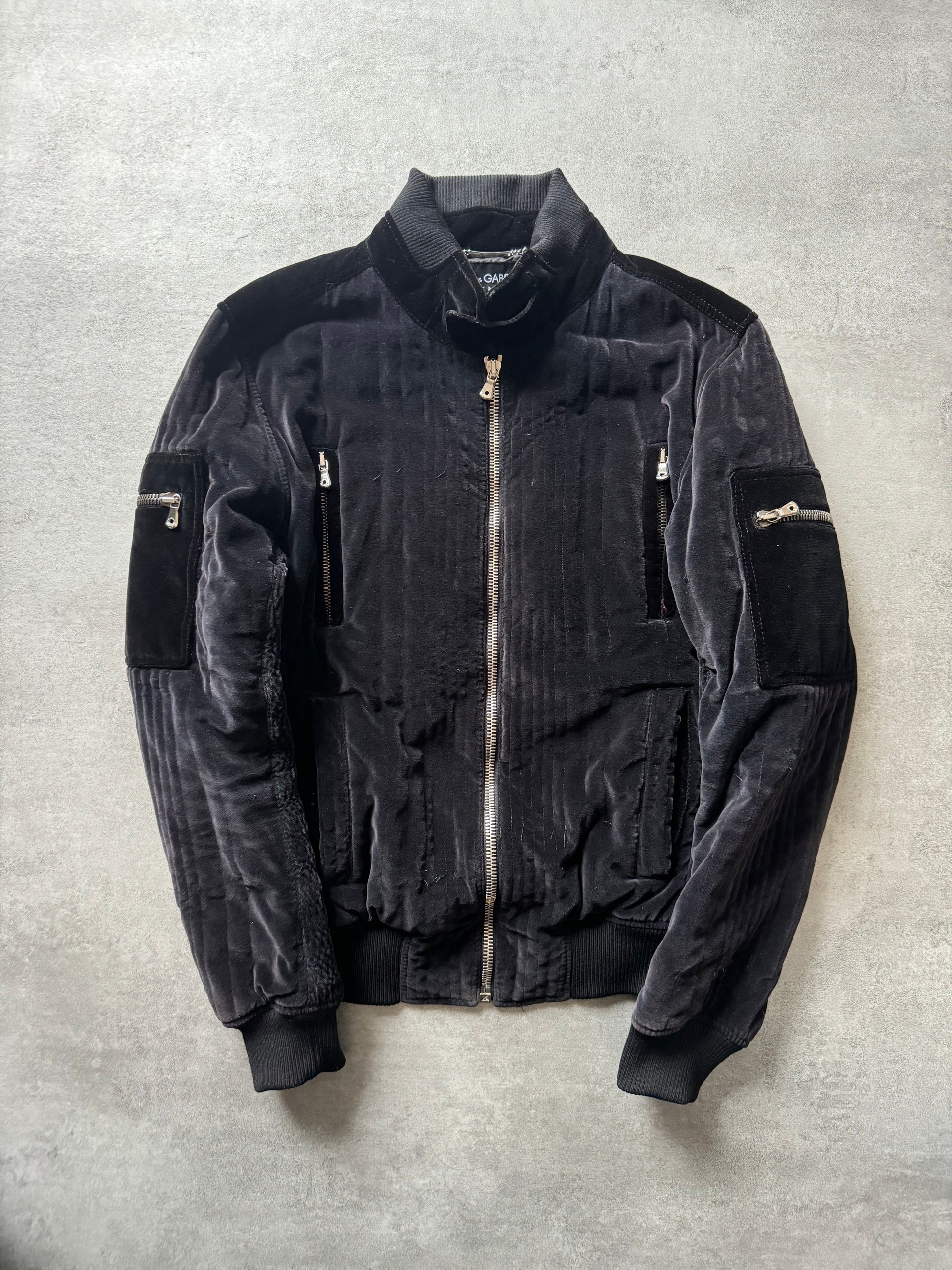 AW2010 Dolce & Gabbana Navy Utility Jacket (M) - 6