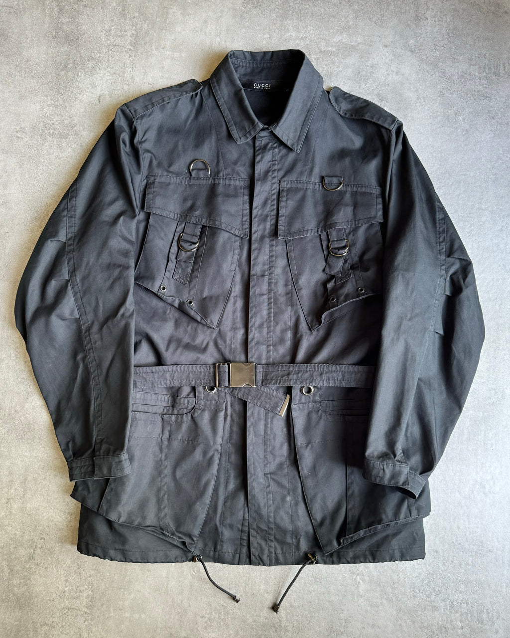 SS2002 Gucci Black Imperial Trench Jacket by Tom Ford – Dolce Vita Hub