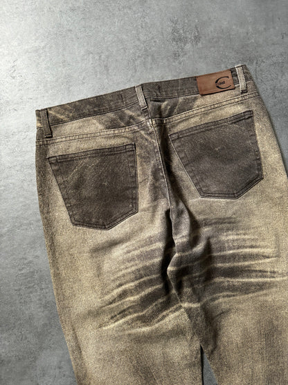 SS2004 Cavalli Faded Brown Sand Desert Pants (M) - 6