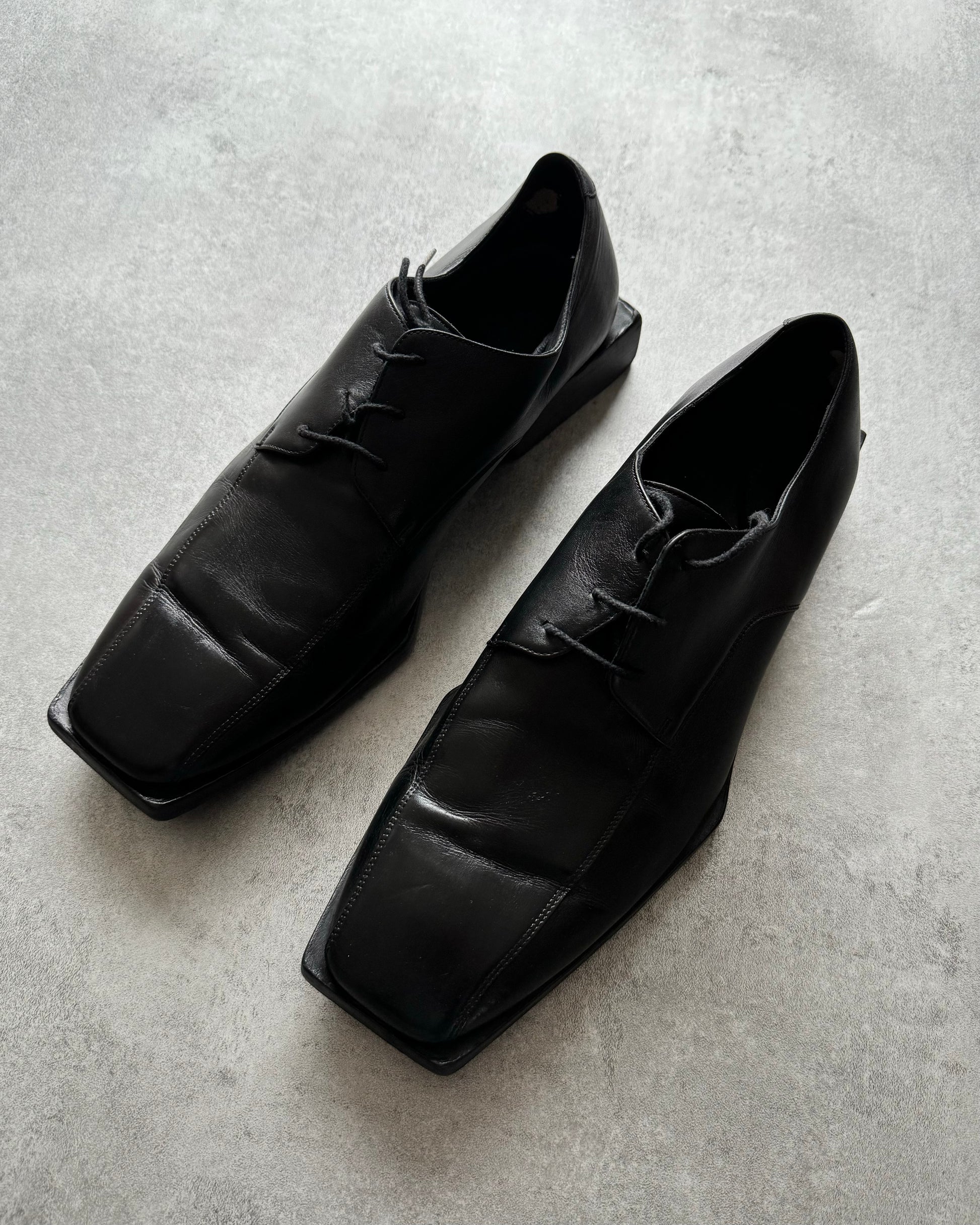 Balenciaga Modern Derby Leather Shoes (45,5) - 5