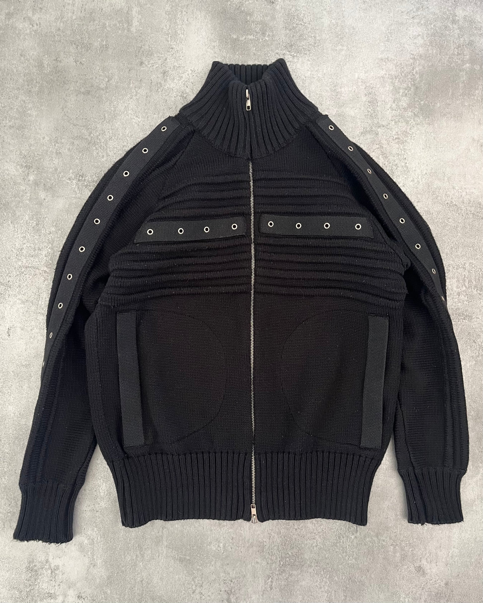 Daniele Alessandrini Bondage Army Wool Zip-Up (M) - 1