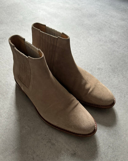 AW2018 Balmain Sahara Beige Suede Boots  (40) - 3