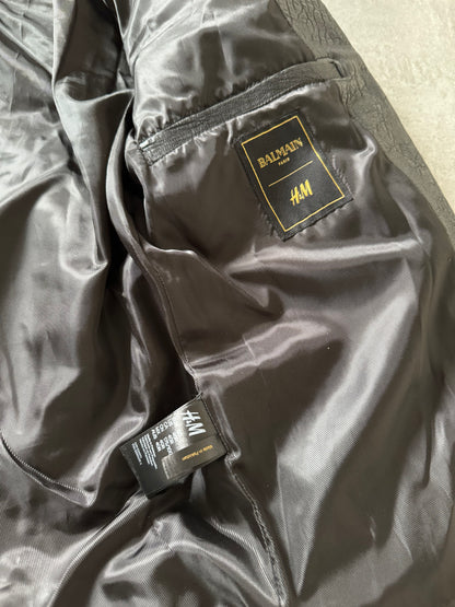 AW2015 Balmain x H&M Pure Biker Leather Jacket (M) - 7