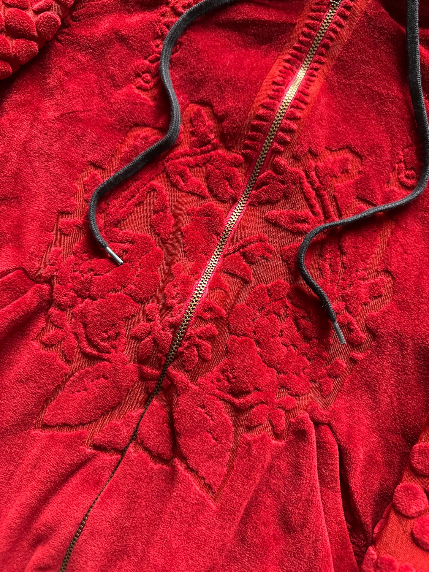 2000s Jean Paul Gaultier Red Elite Threads Emporium Sweater (XS) - 7