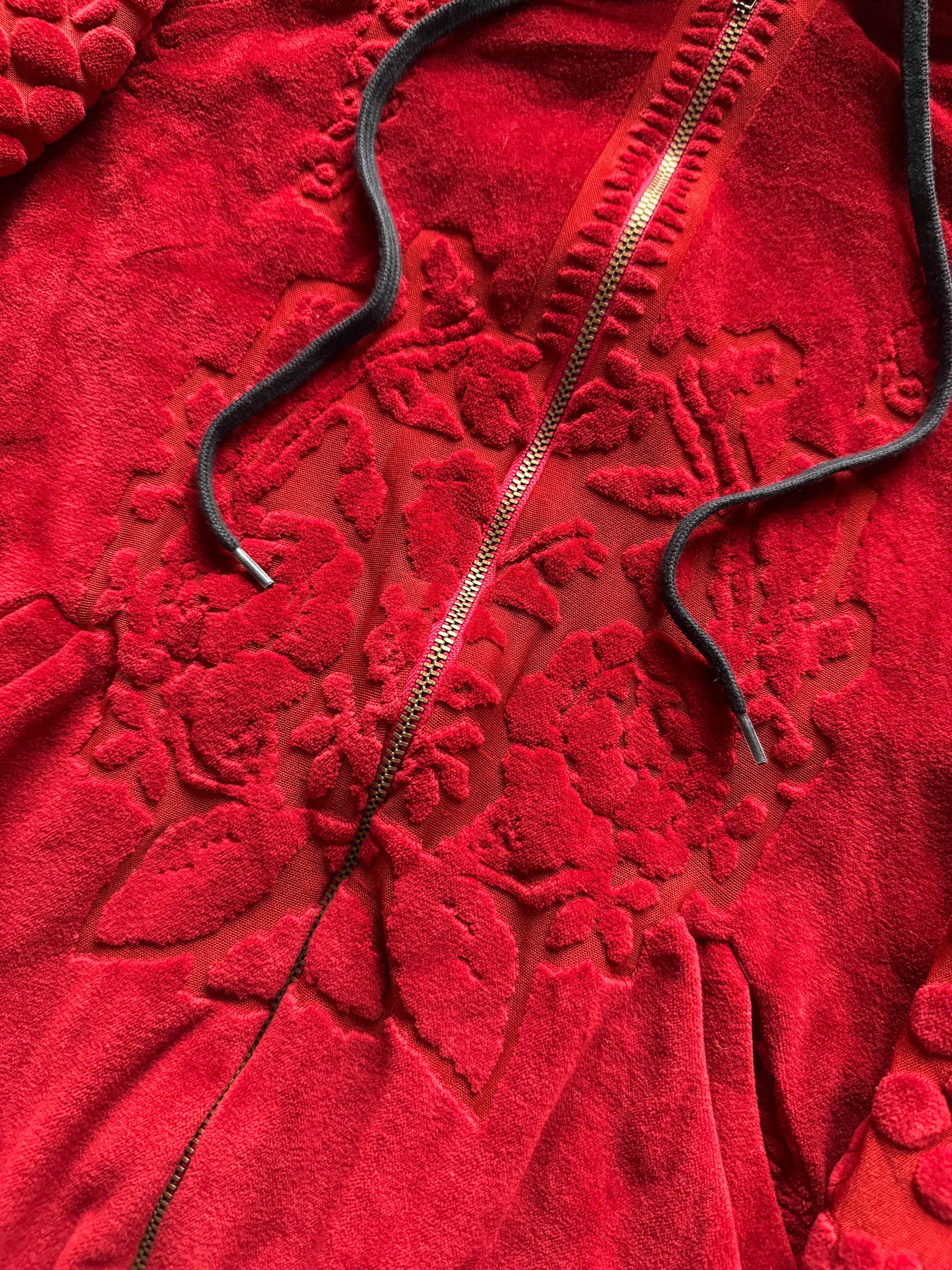 2000s Jean Paul Gaultier Red Elite Threads Emporium Sweater (XS) - 7