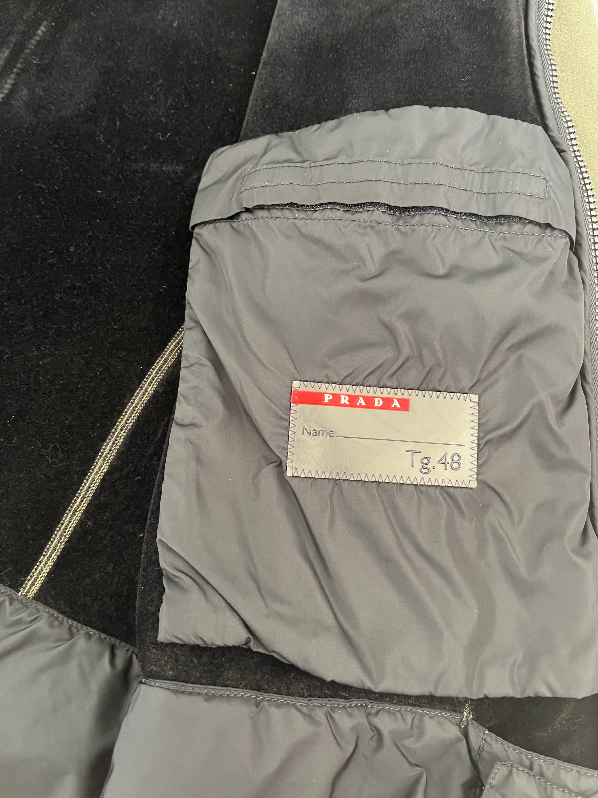 Prada Sport Outdoor Olive Zip-Up  (M) - 6