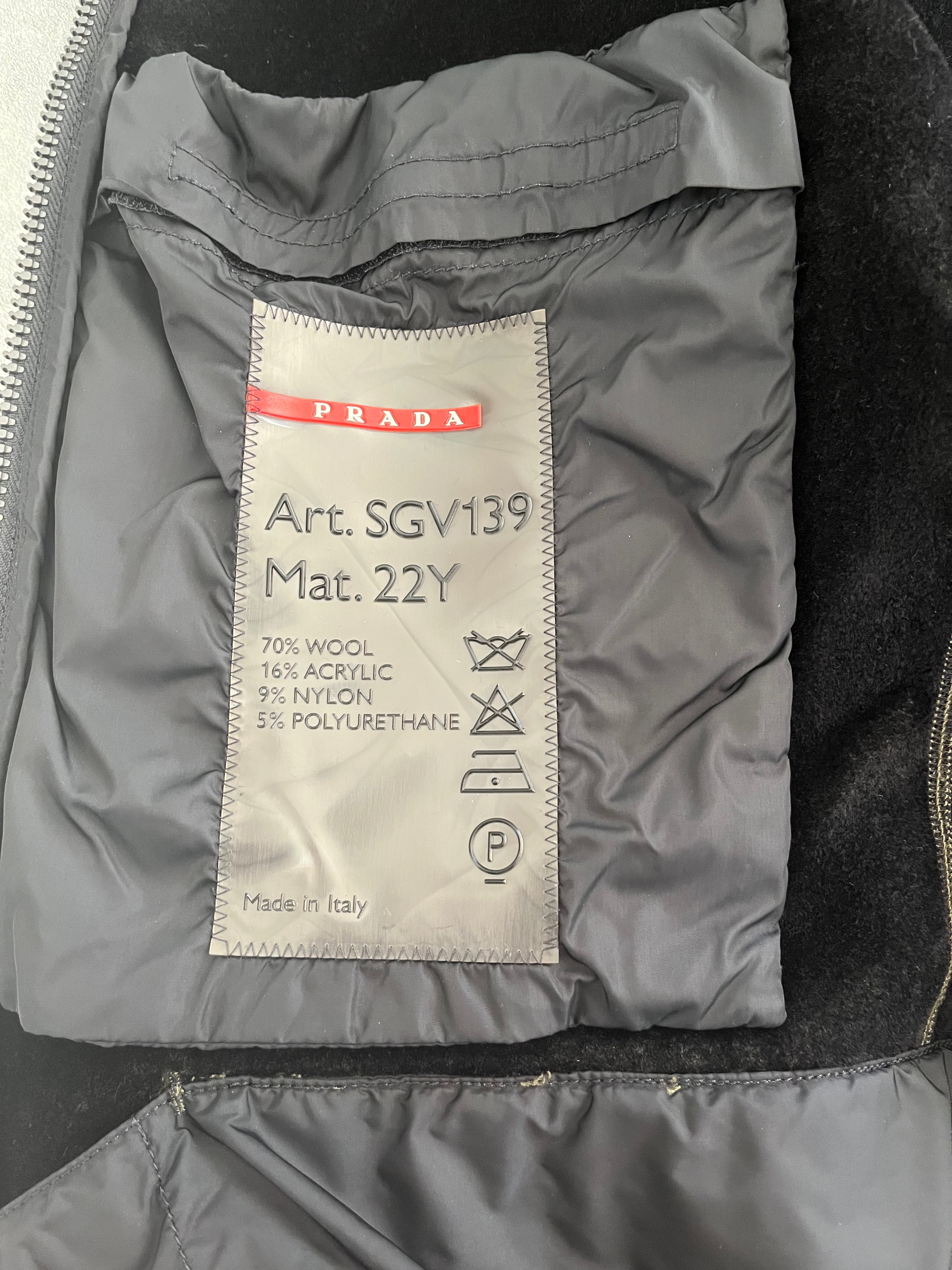 Prada Sport Outdoor Olive Zip-Up  (M) - 7