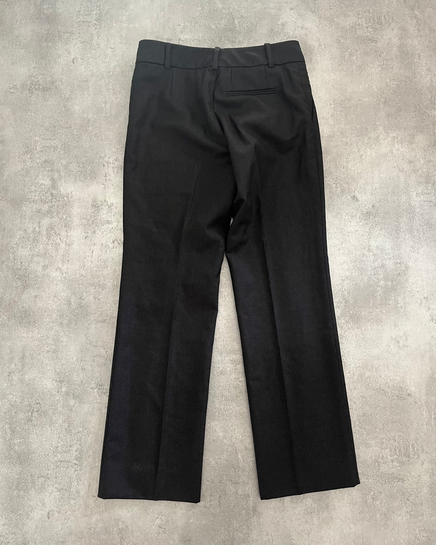 Marni Navy Pure Wool Pants  (S) - 2