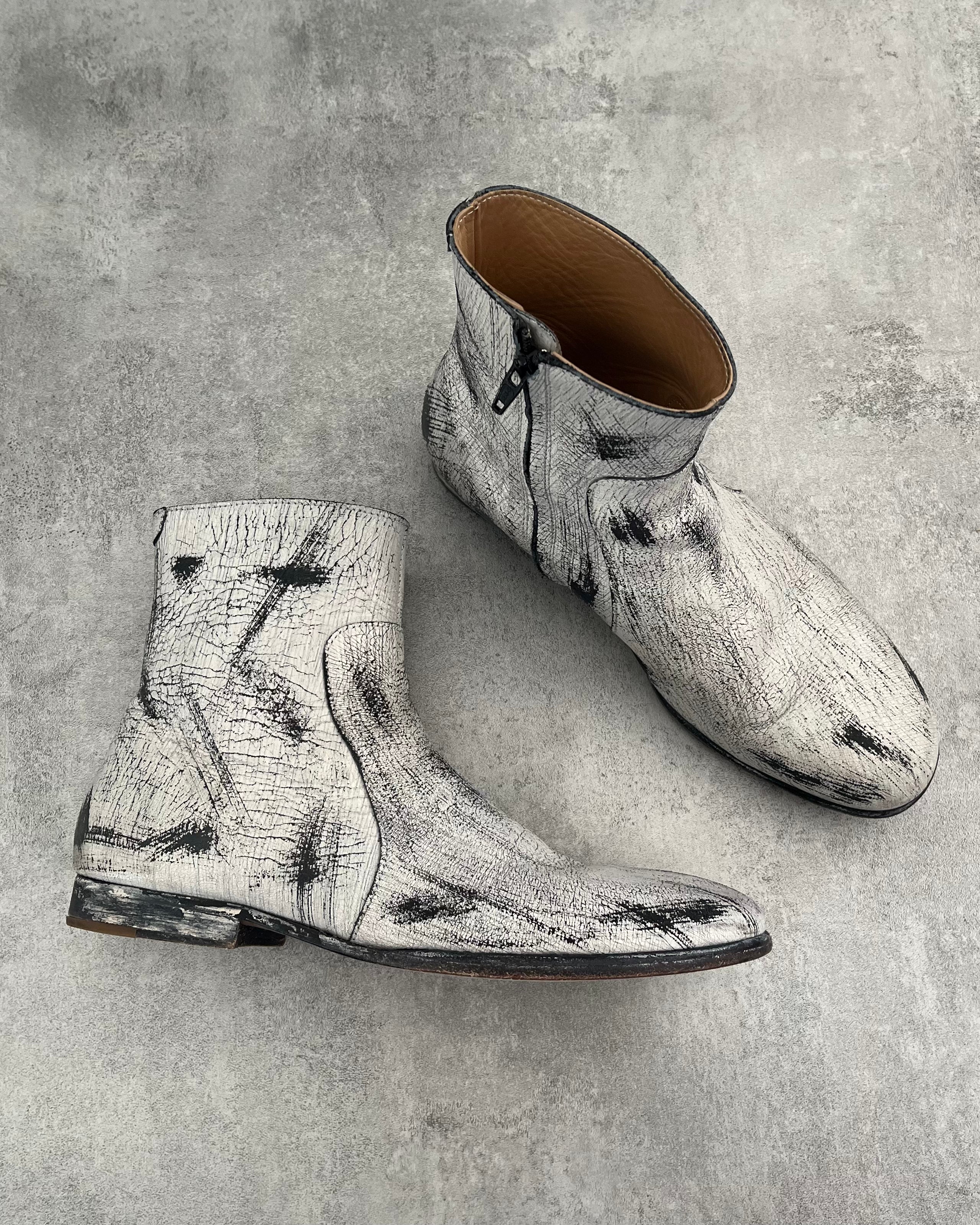 2012 Maison Margiela White HM Boots (41eu/us8) – Dolce Vita Hub