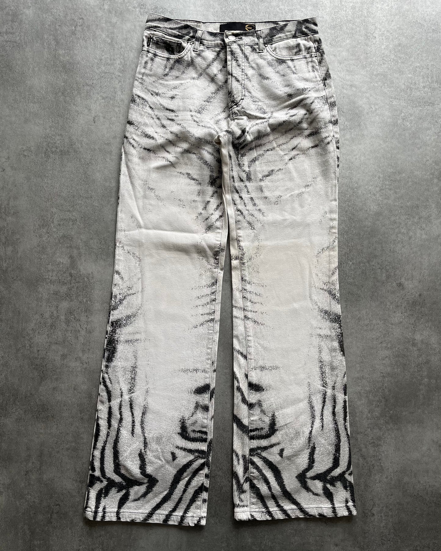 2002 Cavalli Zebra Pants (XS/S) (XS) - 1