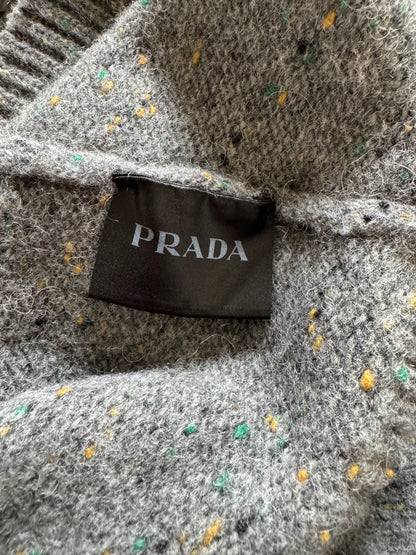 AW2017 Prada Grey Wool Sweater  (M) - 5