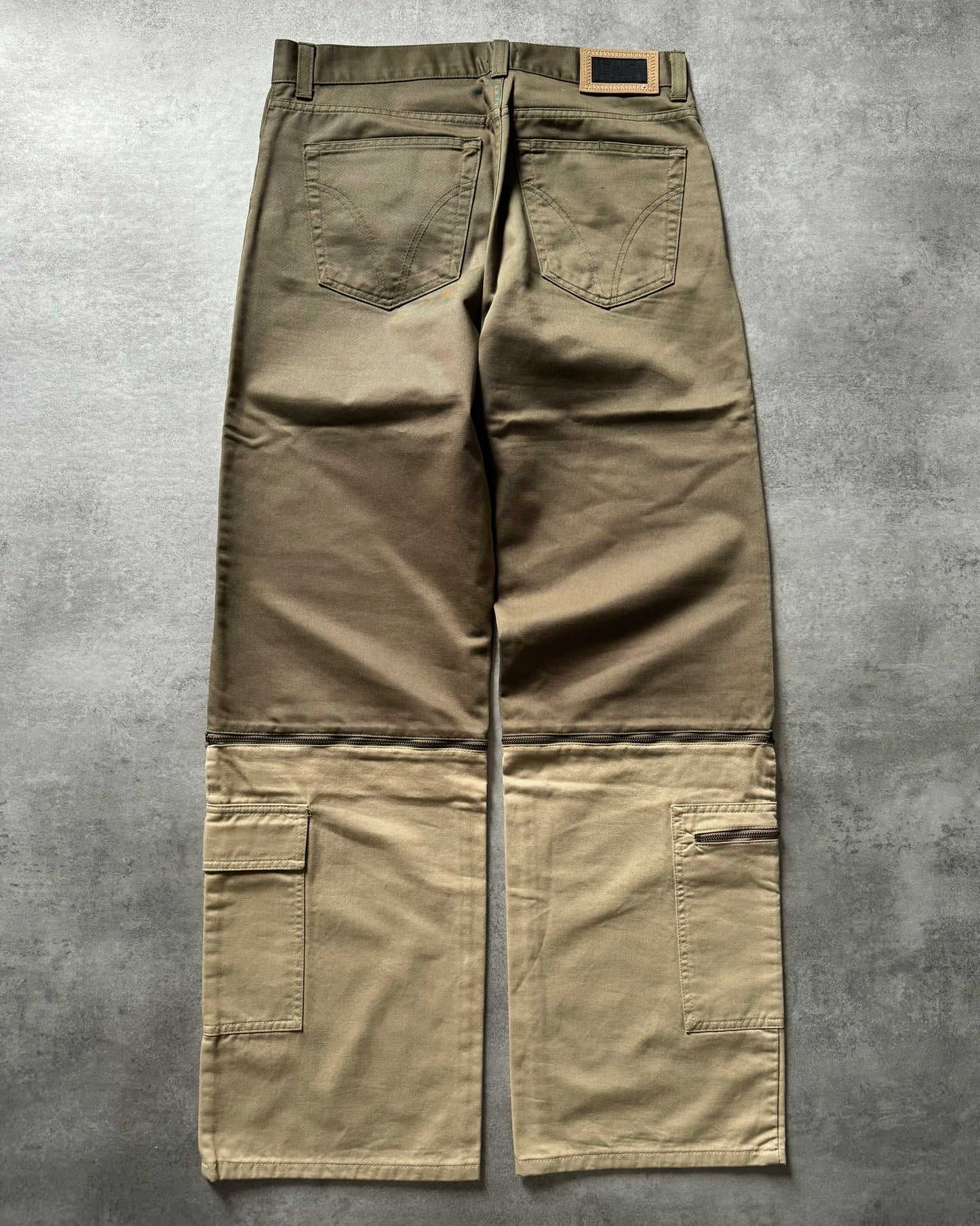 Dolce & Gabbana Olive Cargo Detachable Pants (M) - 3