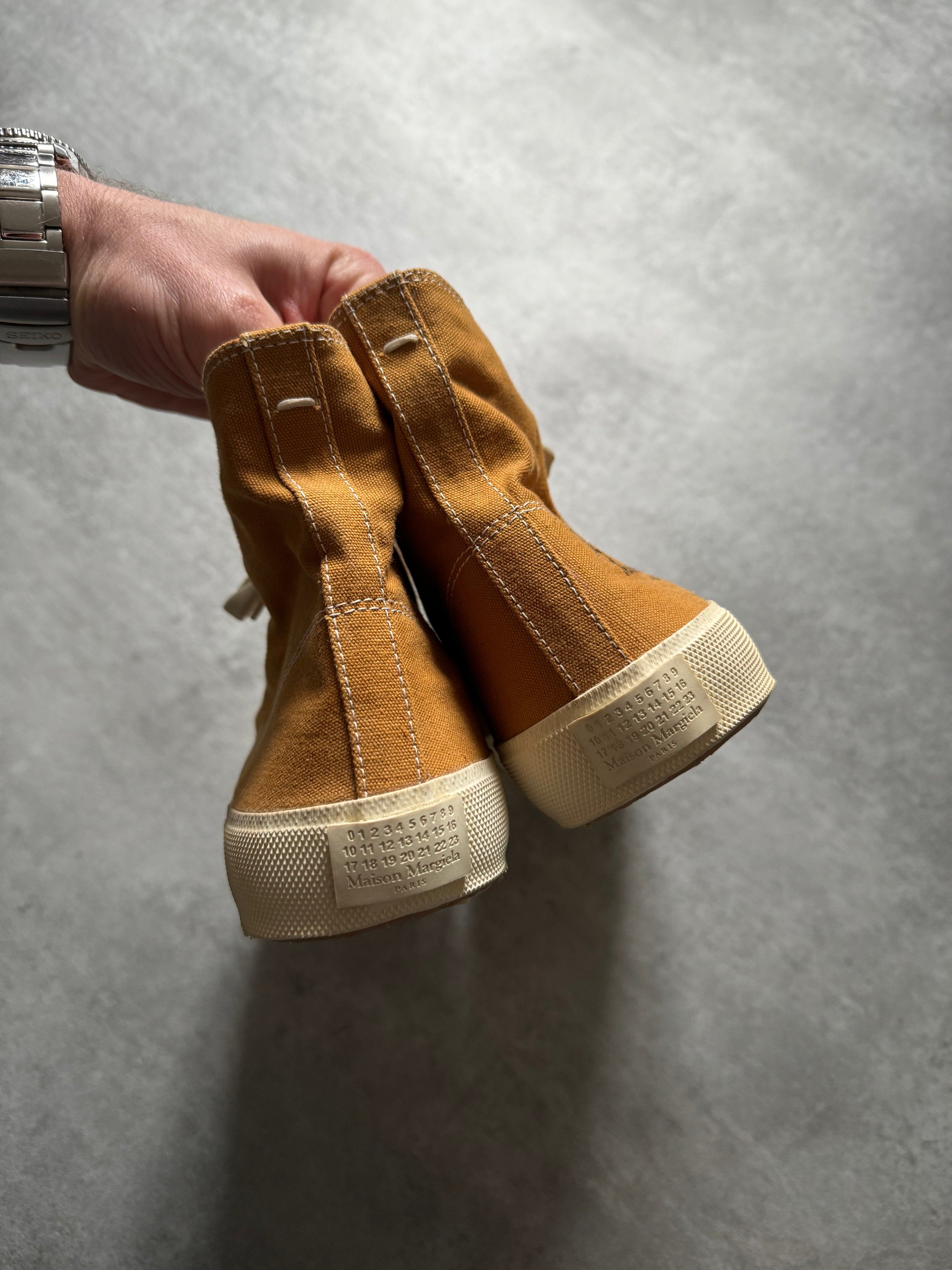 Maison Margiela High Tabi Orange Fabric  (43) - 5