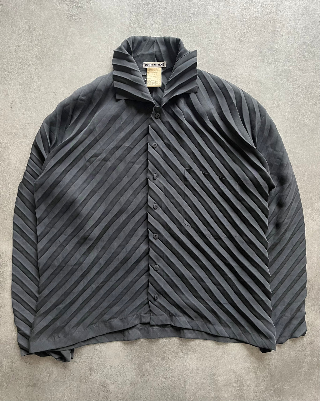 Issey Miyake Plissed Brut Shirt (S) (S) - 1