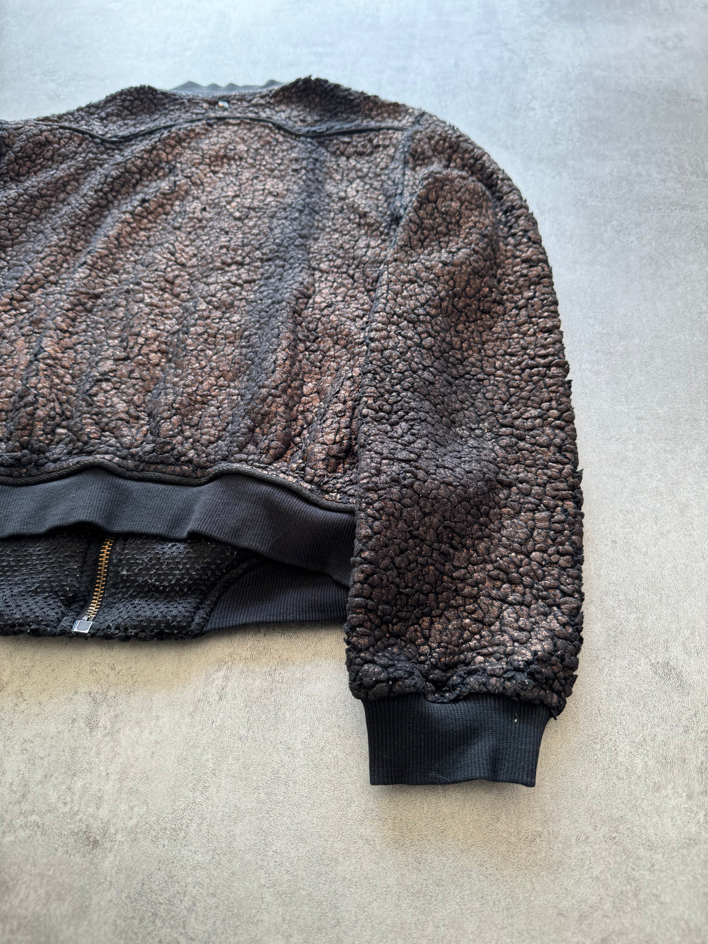 2000s Diesel Relief Bronze Seisma Zip-Up (XS) - 2