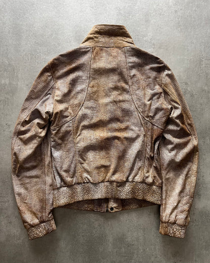 AW2008 Emporio Armani Eroded Psycho Camel Jacket (M) - 2