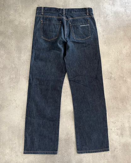 Prada Straight Brut Denim Jeans (M) - 2