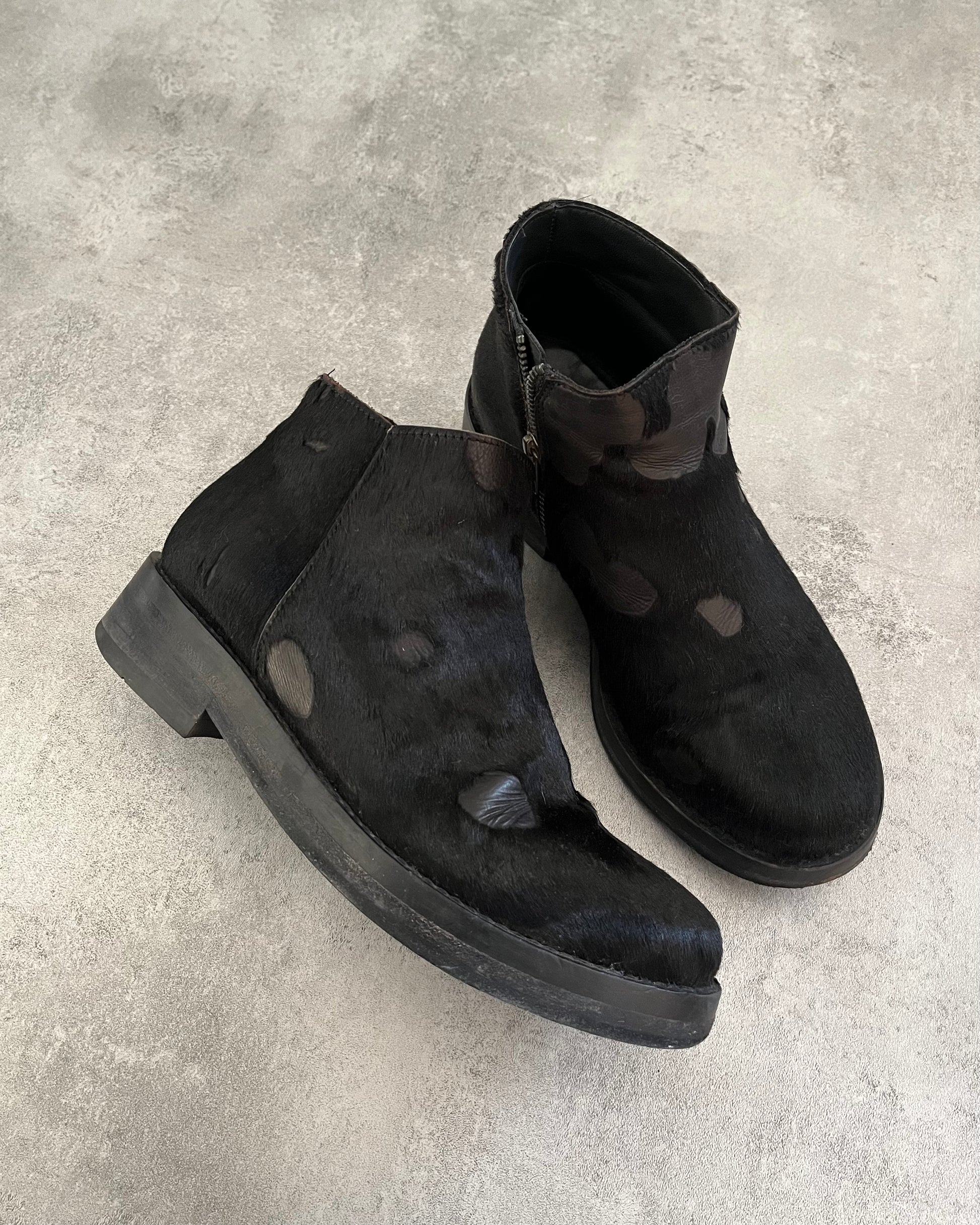 Ann Demeulemeester Fur Boots (39eu/us6.5) (39) - 2