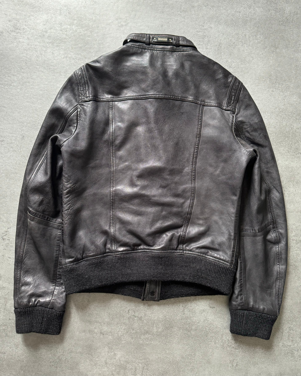 AW2007 Dolce & Gabbana Excellence Lamb Leather Jacket (L) - 2