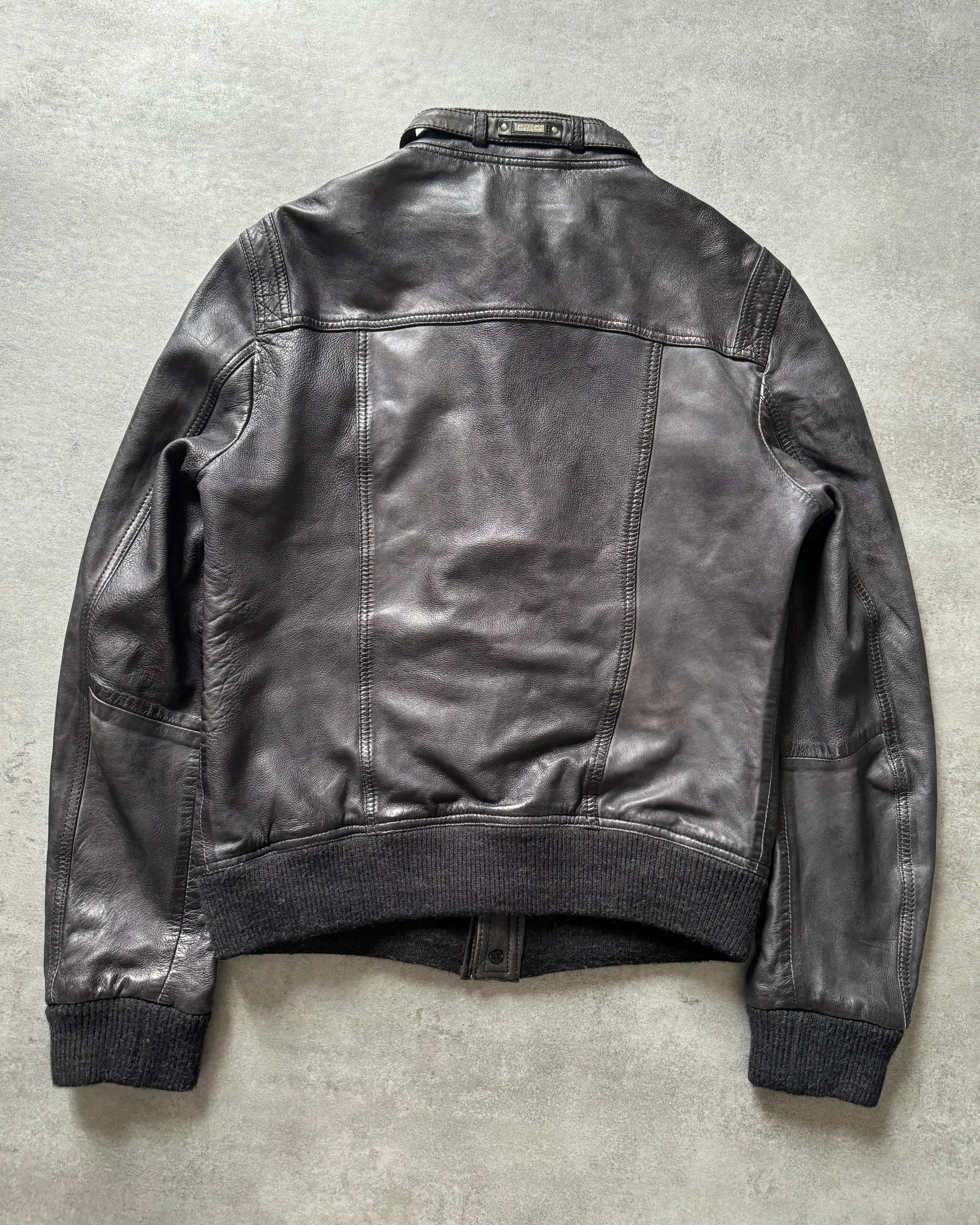 AW2007 Dolce & Gabbana Excellence Lamb Leather Jacket (L) - 2