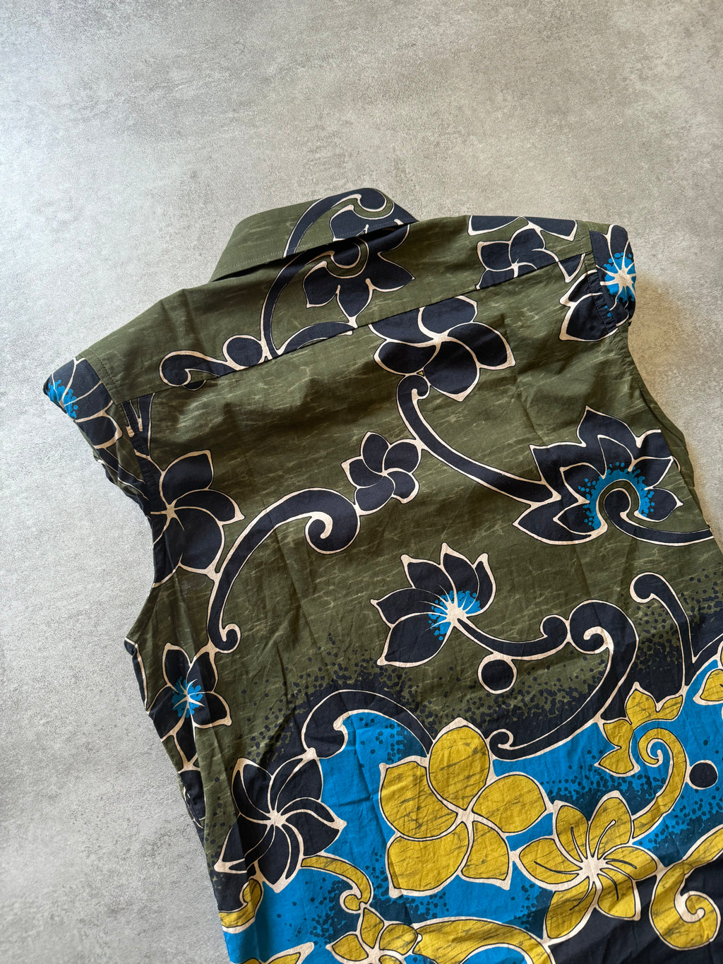 Dries Van Noten Corbino Floral Shirt Khaki (M) - 3