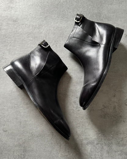 Balenciaga Milanese Black Leather Boots  (45,5) - 7