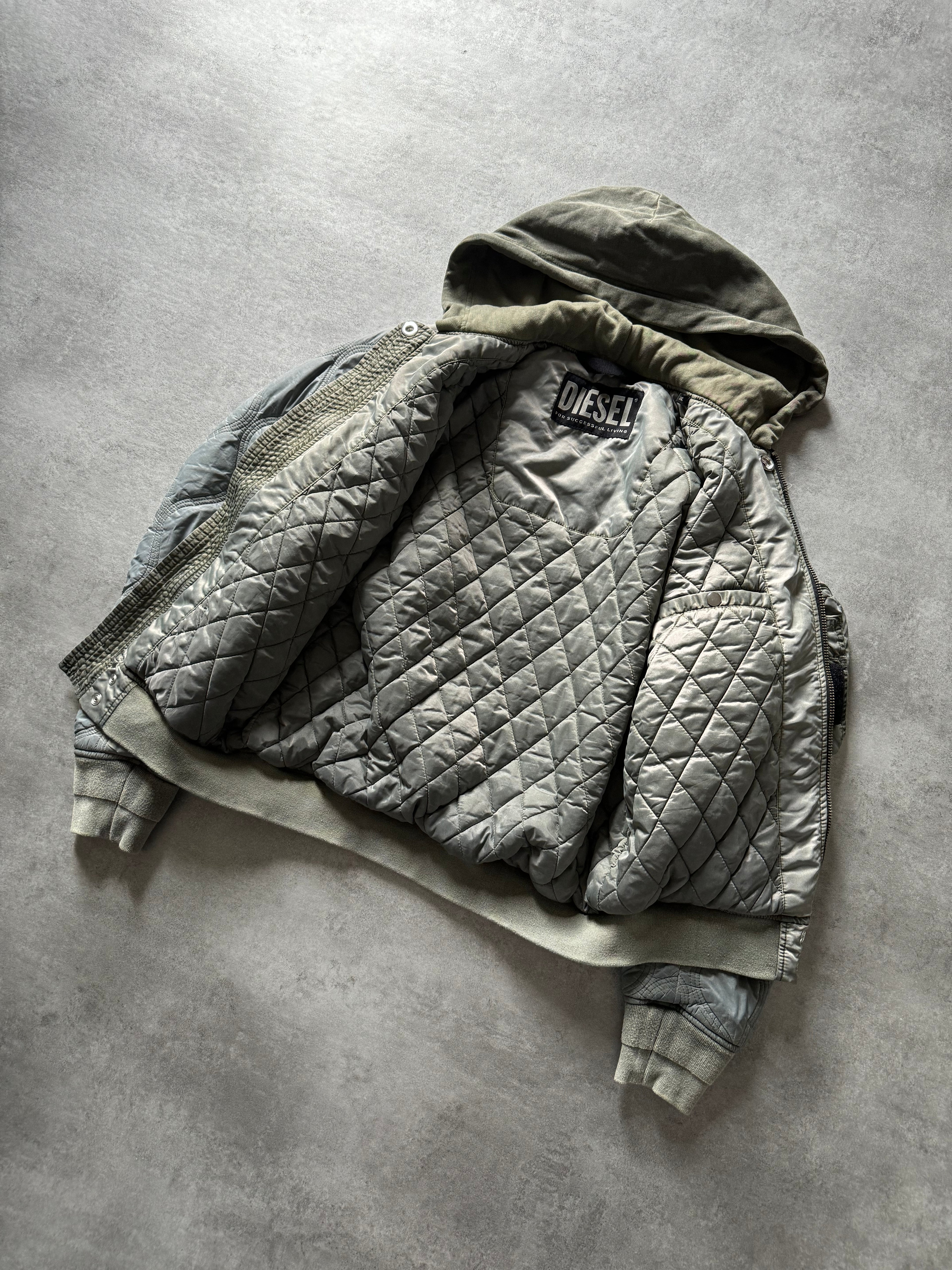 Diesel Premium Aero Relaxed Bomber Jacket (M) - 7