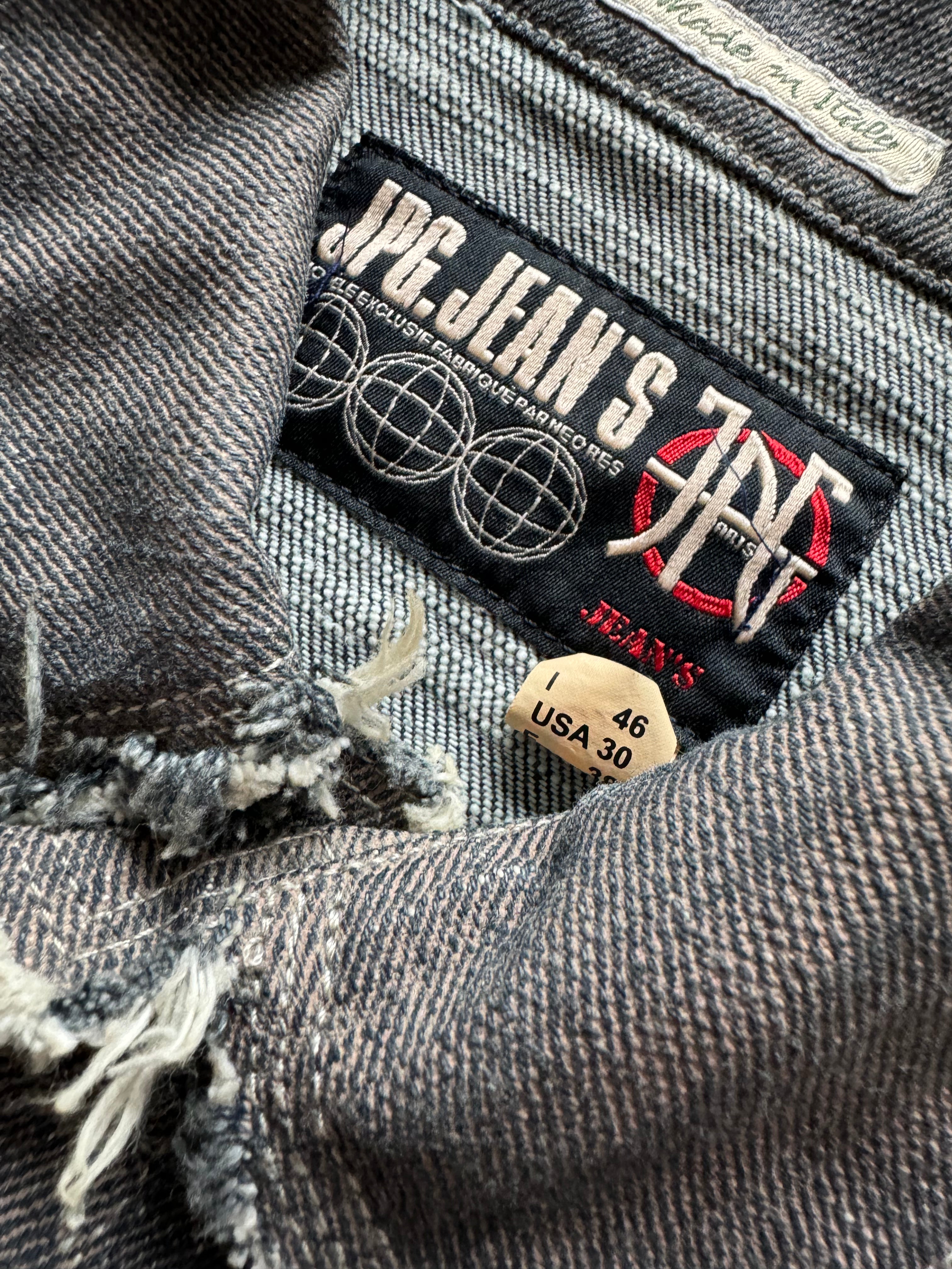 2000s Jean Paul Gaultier Raw Reversed Denim Set (S) - 10