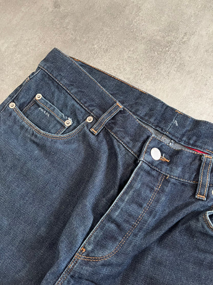 Prada Straight Brut Denim Jeans (M) - 7