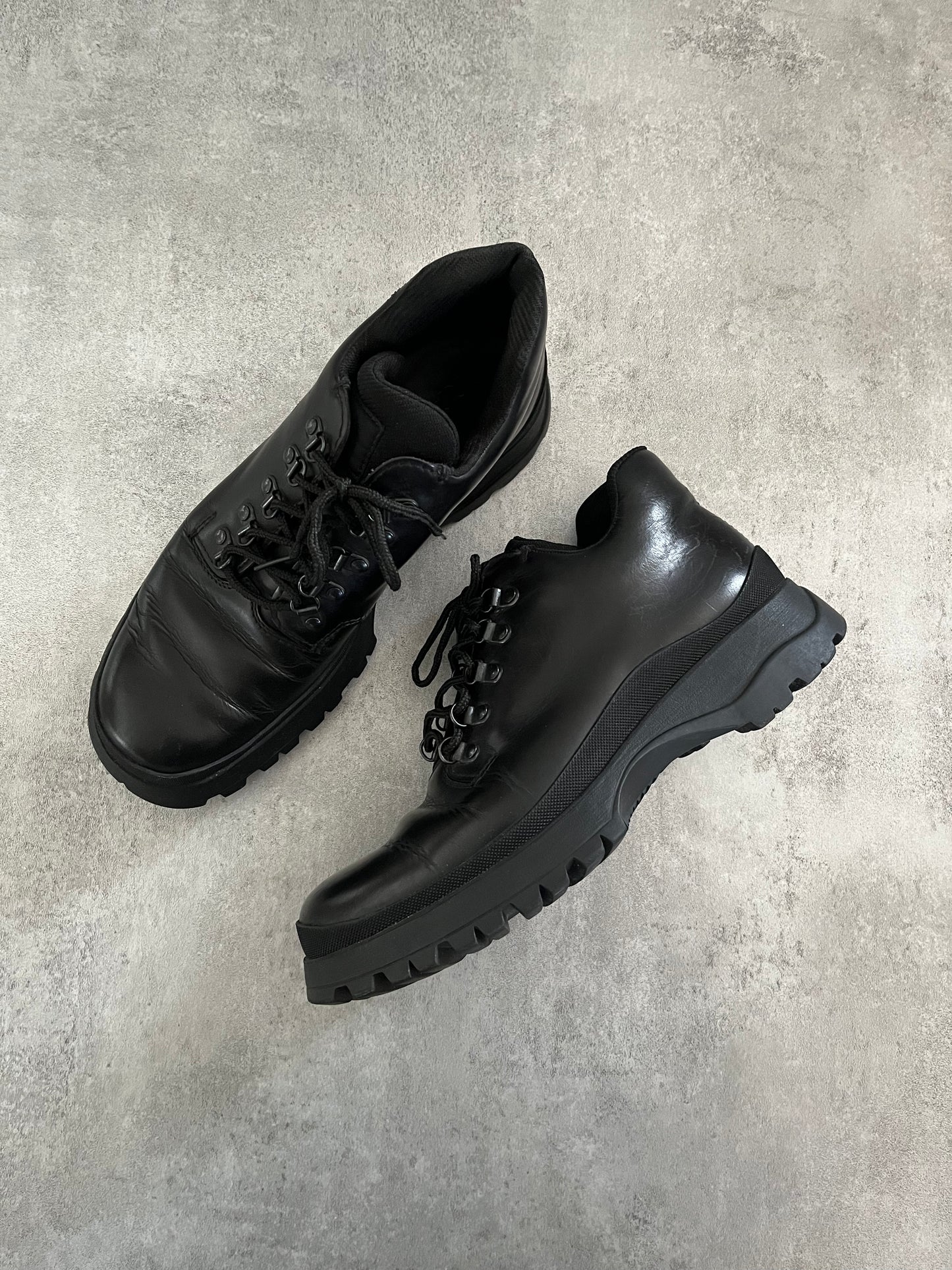 AW1999 Prada Vibram Leather Boots (41) - 3