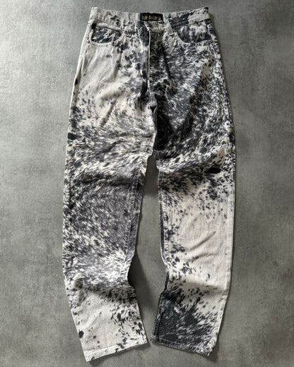 FW1999 Roberto Cavalli Furry Cawprint Movement Pants (S) - 1