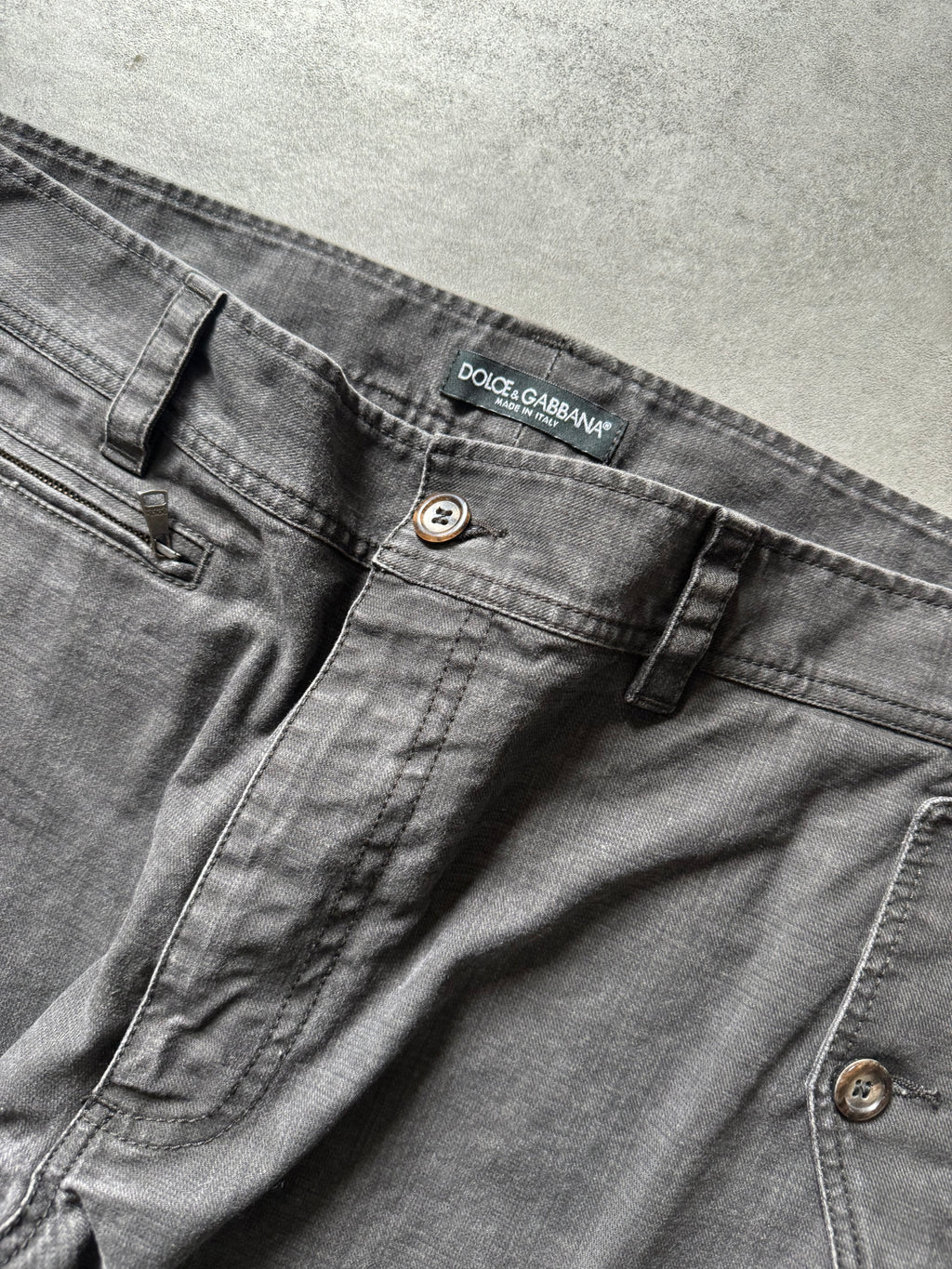 AW2011 Dolce & Gabbana Premium Minimalist Cargo Pants  (L) - 5