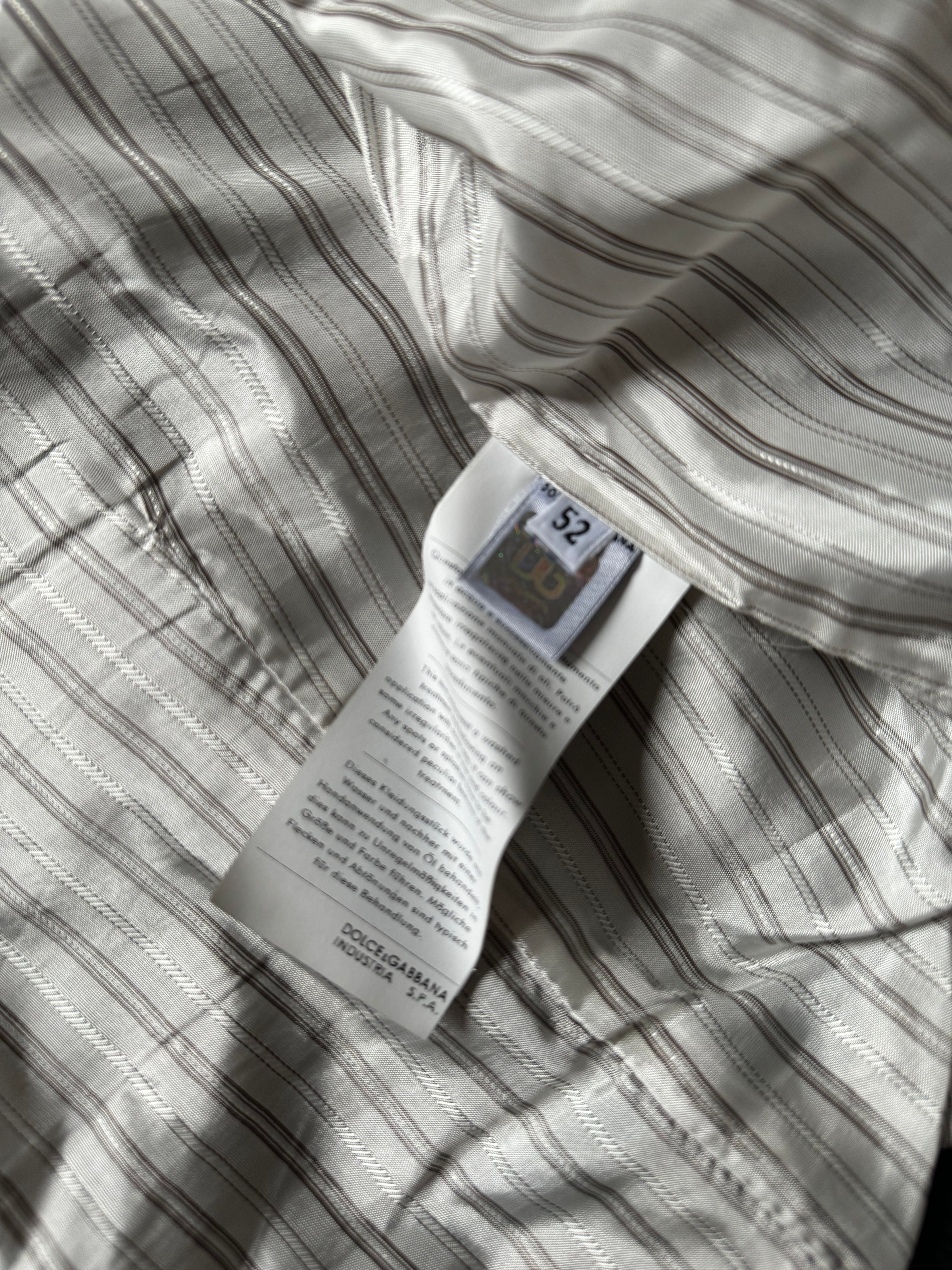 AW2007 Dolce & Gabbana Excellence Lamb Leather Jacket (L) - 7