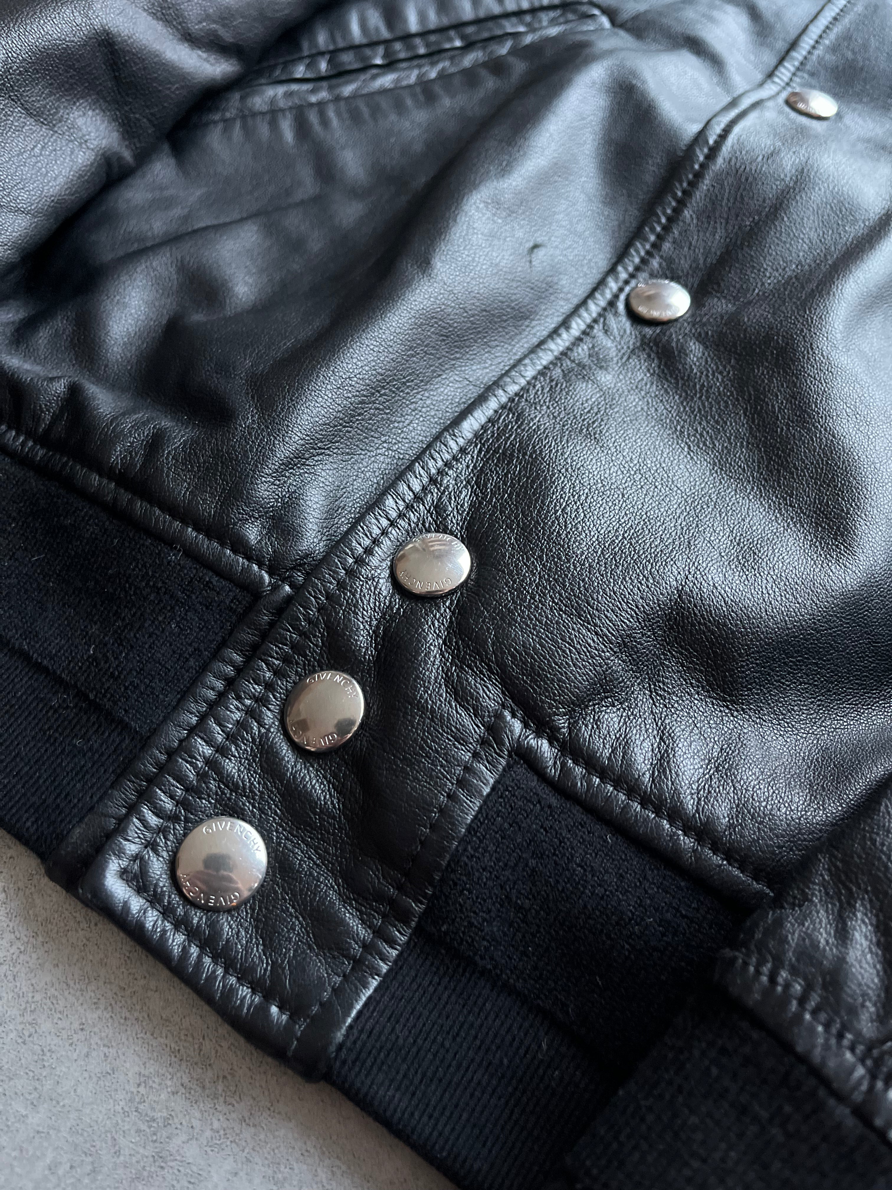 SS2014 Givenchy Star Leather Bomber Jacket - 5