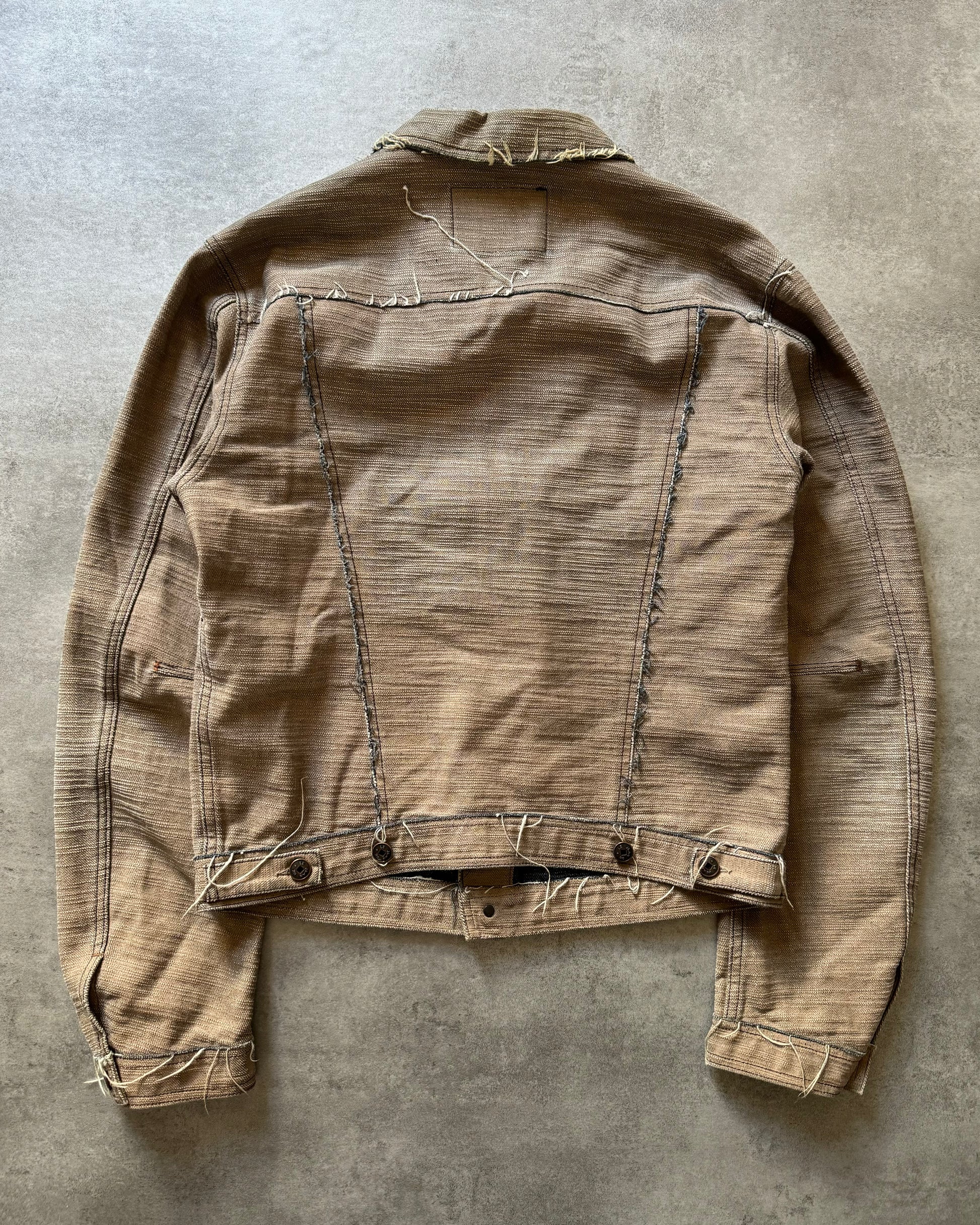 2000s Marithé + François Girbaud Archival Distressed Denim Jacket (M) - 2