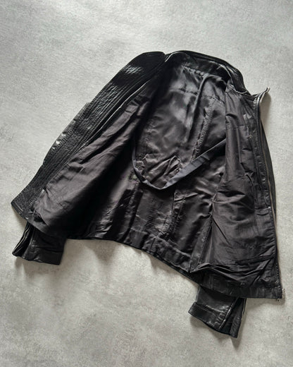 Rick Owens Biker Calf Leather Shadow Jacket (M) - 3