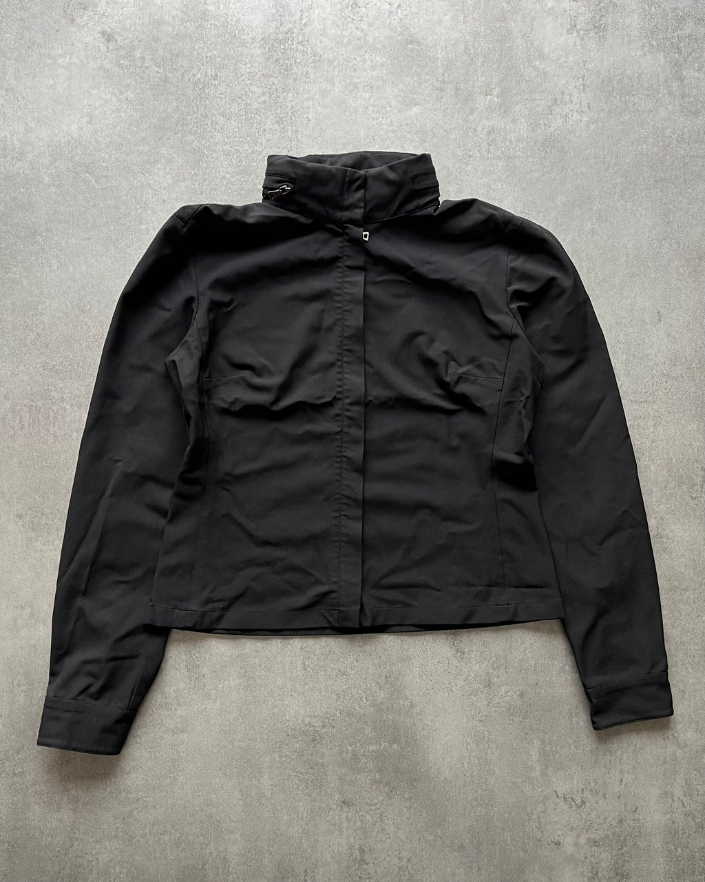 2000s Prada Light Elegant Navy Jacket (L) - 2