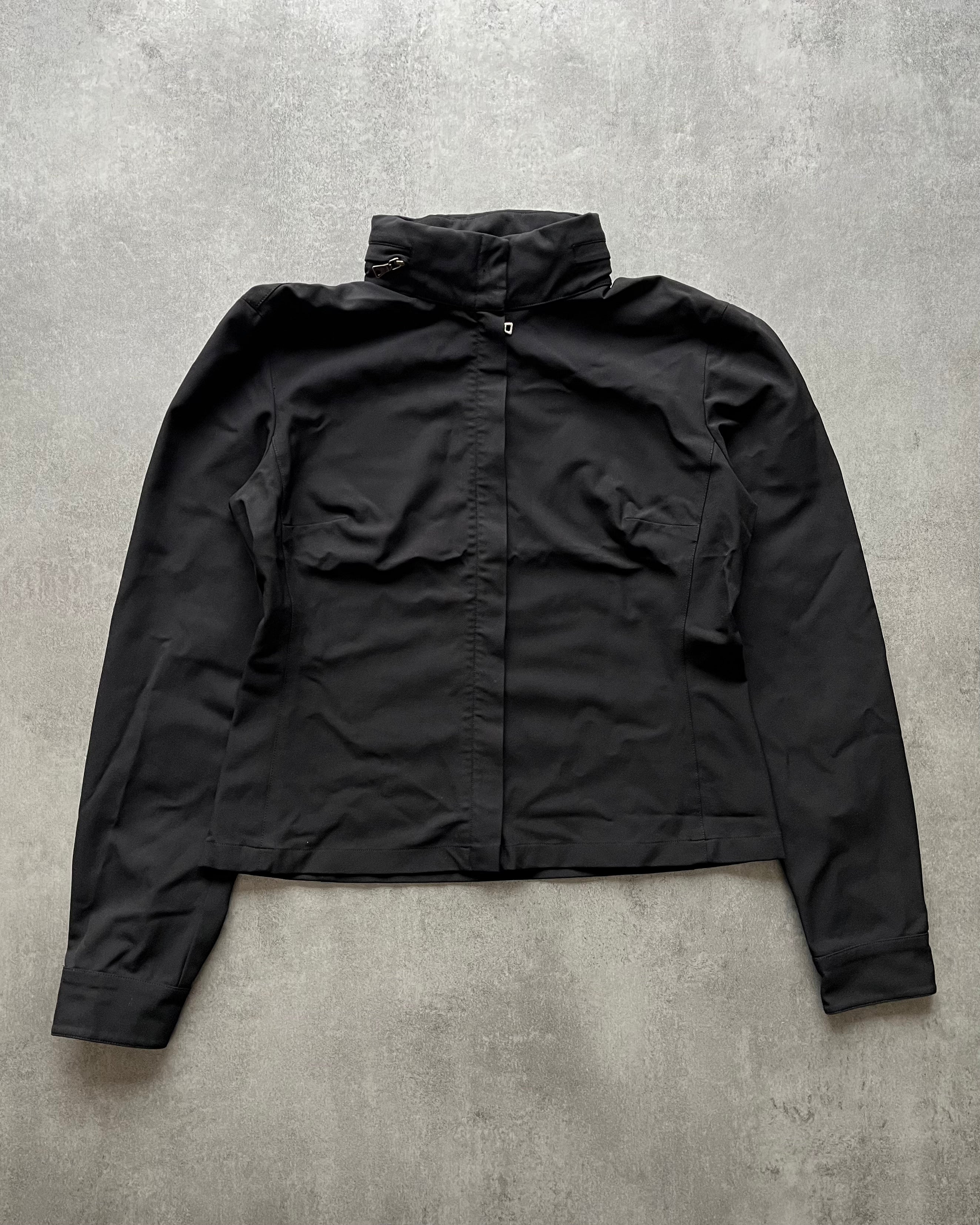 2000s Prada Light Elegant Navy Jacket (L) - 2