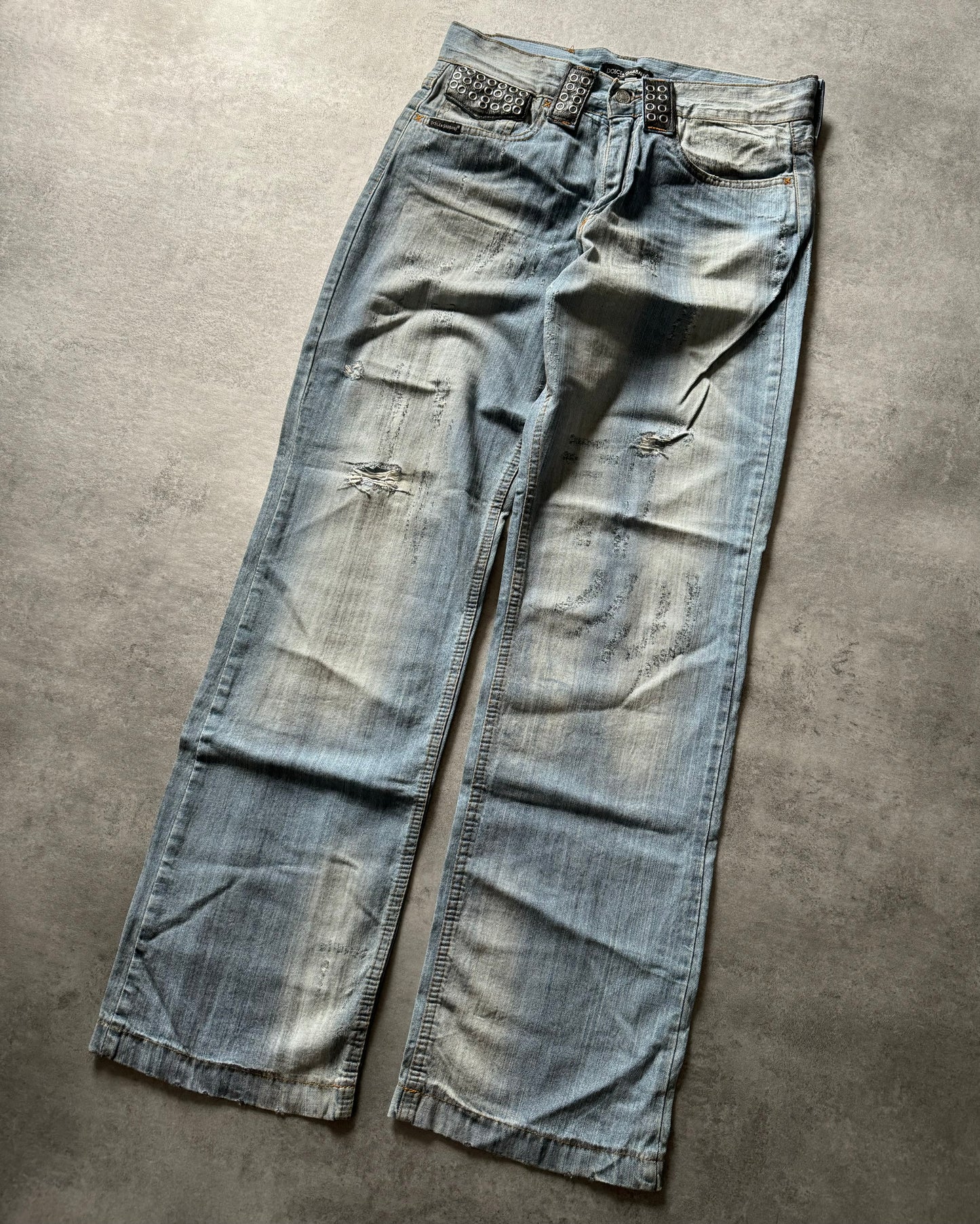 2000s Dolce & Gabbana Burn Rockstar Denim Jeans  (M) - 5