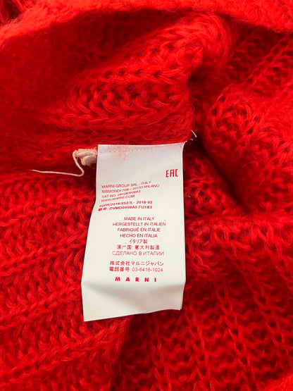 Marni Red Mohair Turtleneck  (S) - 4