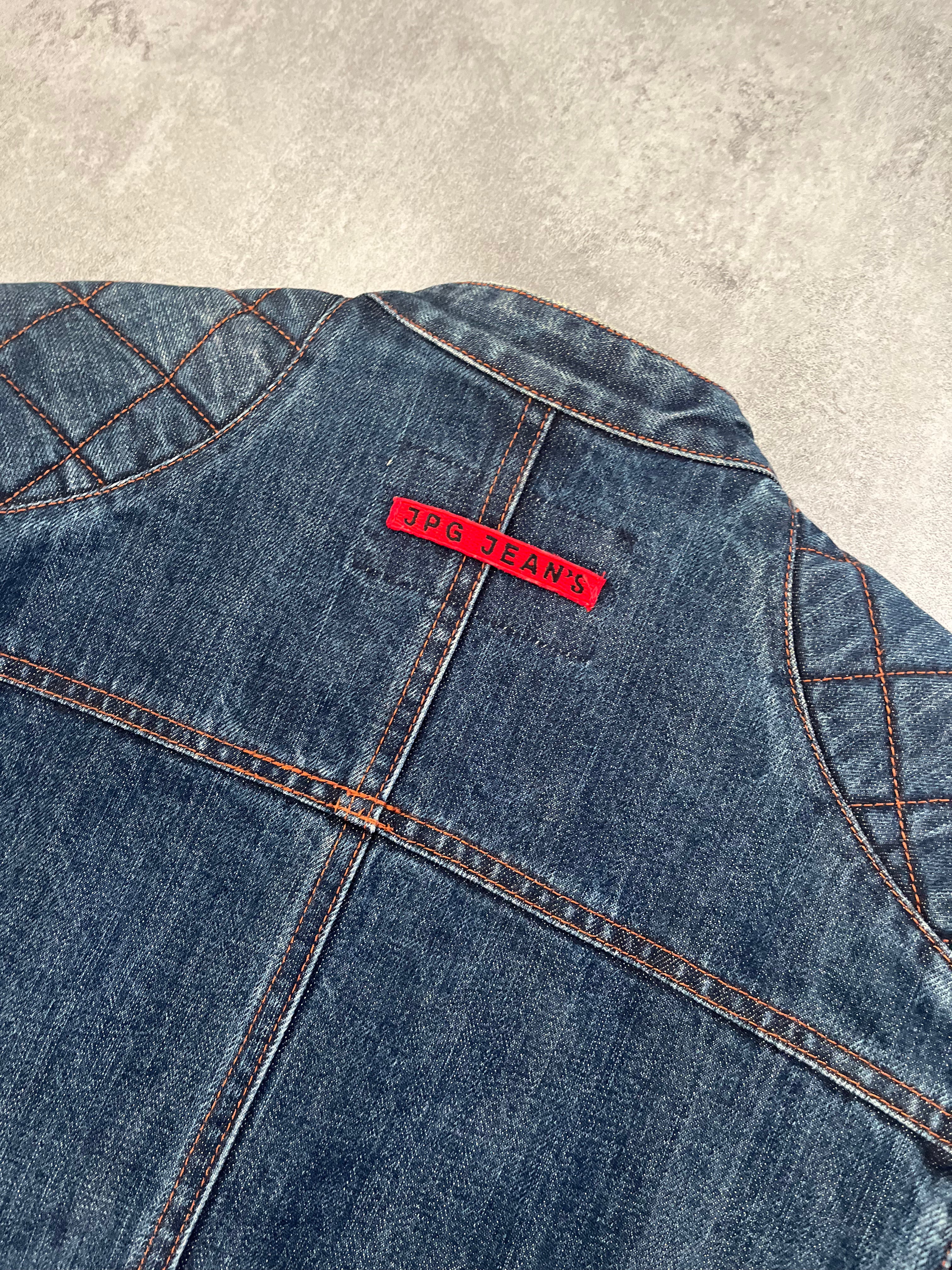 2000s Jean Paul Gaultier Rockstar Denim Jacket (M) - 7